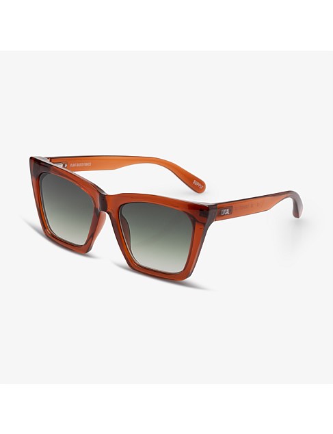 IBZ POLISHED RUST GREEN GRADIENT SUNGLASSES