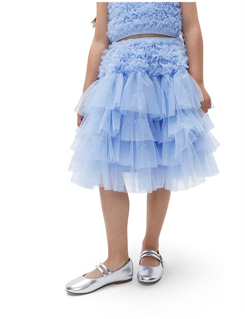 RUFFLE TULLE SKIRT