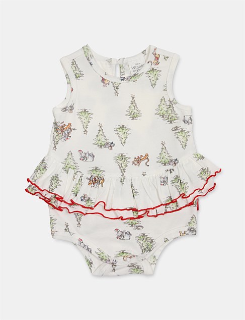 WINNIE THE POOH RUFFLE BODYSUIT