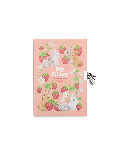 BUNNY LOCKABLE DIARY