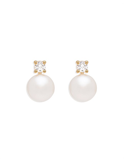 MOMENTS WITH YOU PEARL STUD EARRINGS 6MM