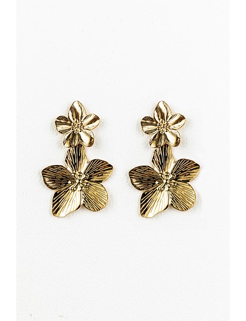 FLO FLOWER DROP EARRINGS