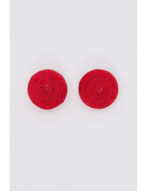 BOBBY CORDED STUD EARRINGS