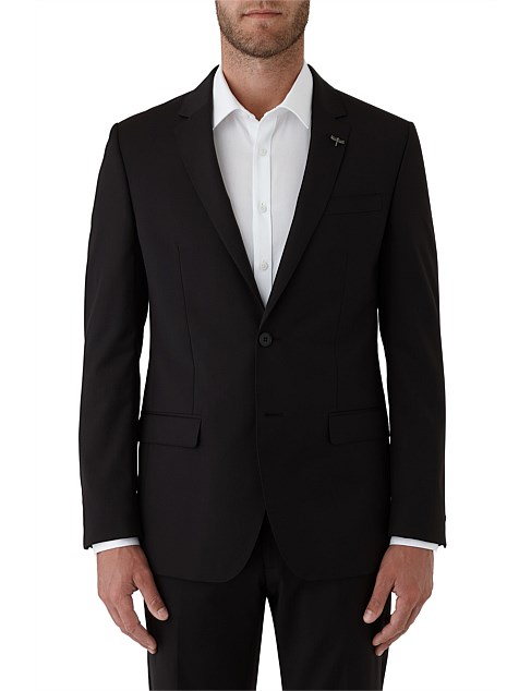 TWO BUTTON NOTCH LAPEL SUIT JACKET