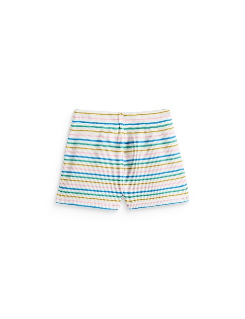 STRIPE WAFFLE SHORT