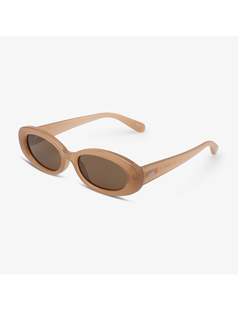 BER POLISHED CAMEL DARK BROWN Sunglasses