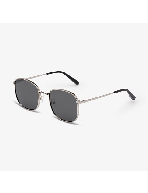 HNL POLISHED SILVER DARK GREY Sunglasses