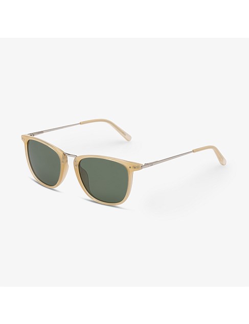 NYC POLISHED HONEY DARK GREEN Sunglasses