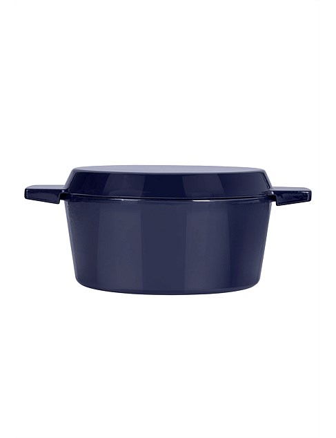 @FRENCH OVEN GRILL DUO GLOSS 24CM/3.5L MIDNIGHT BLUE