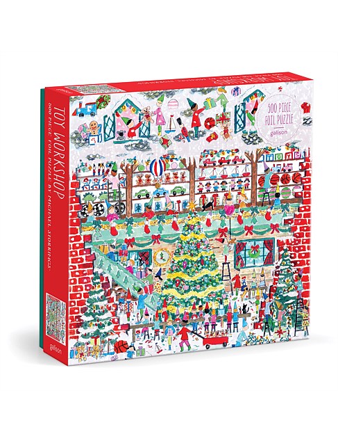 Michael Storrings Toy Workshop Foil Puzzle 500 Piece