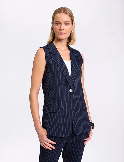 PINSTRIPE VEST