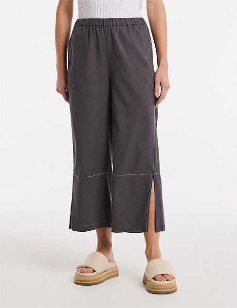 3/4 SPLIT HEM PANT