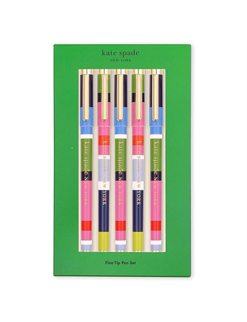 Sunny Day Stripe Fine Tip Pen Set