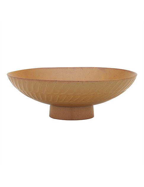 Portsea Footed Serve Bowl Cedar