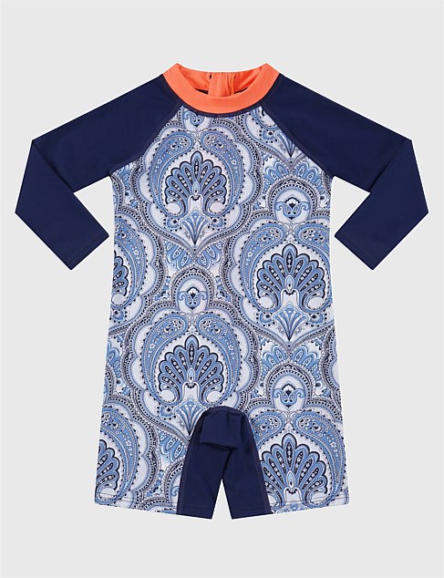 Baroque Long Sleeve Sunsuit