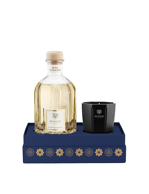 Rosa Tabacco Candle & Diffuser Gift Set