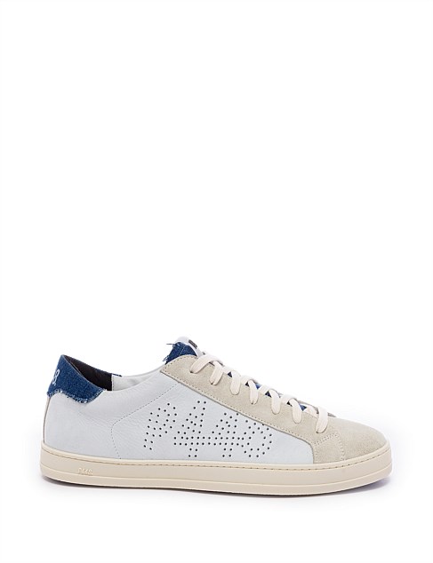 JOHN JEANS/DENIM LEATHER SNEAKER