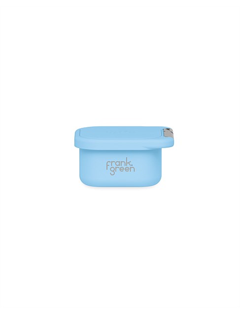 SNACK CONTAINER WITH SILICONE LID 630ML SKY BLUE