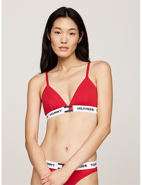 Heritage Logo Padded Triangle Bra