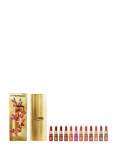 Golden Girls Mini Lustreglass Lipstick Vault x 12