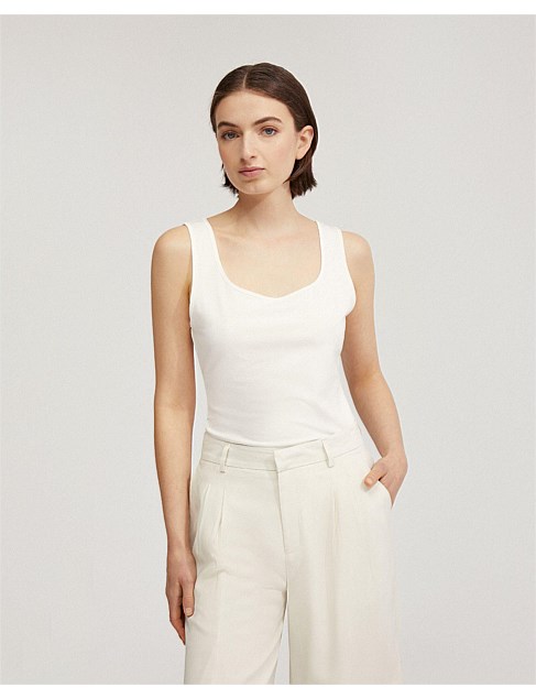 AGATHA SQUARE NECK TANK