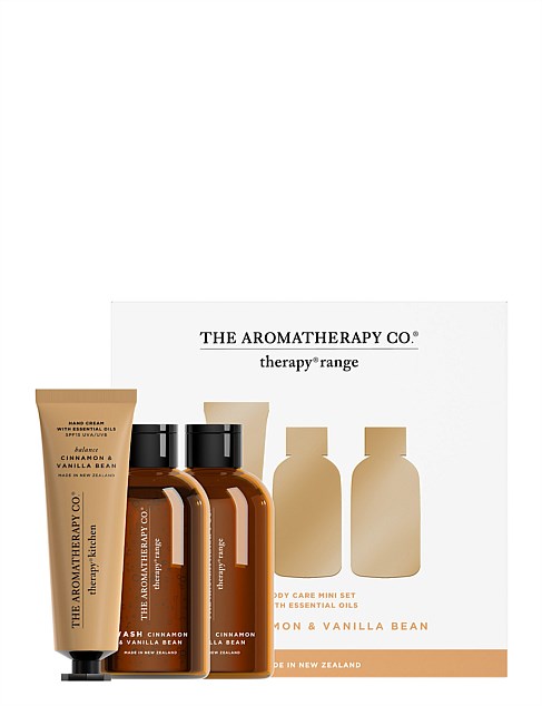 Therapy Cinnamon & Vanilla Bean Bodycare Trio Set