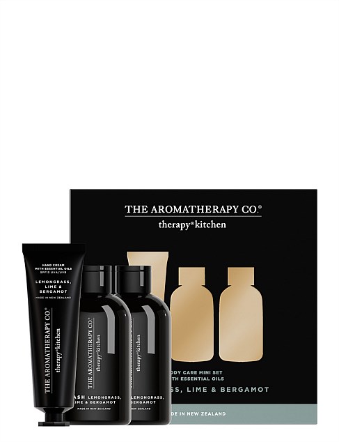 Therapy Kitchen Lemongrass Bodycare Trio Set