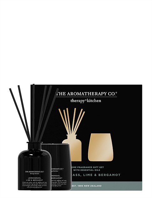 Therapy Kitchen Lemongrass Home Fragrance Gift Set