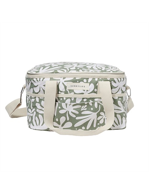 Canvas Cooler Bag The Vacay Olive