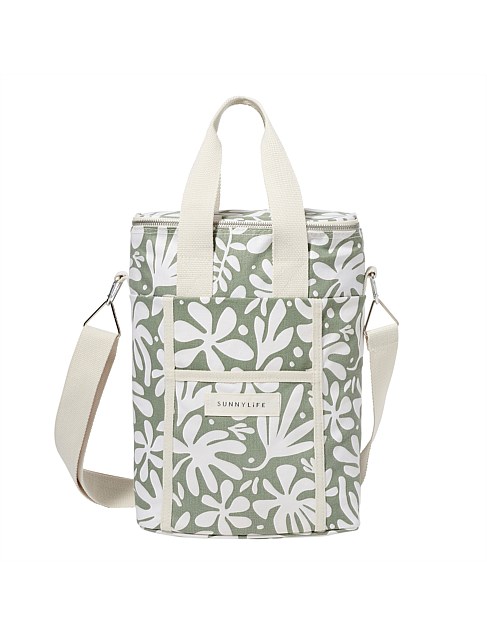 Canvas Drinks Cooler Bag The Vacay Olive