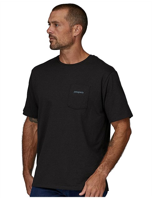 M's Line Logo Ridge Pocket Tee