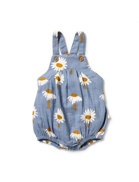 Daisy Floral Organic Crinkle Bodysuit