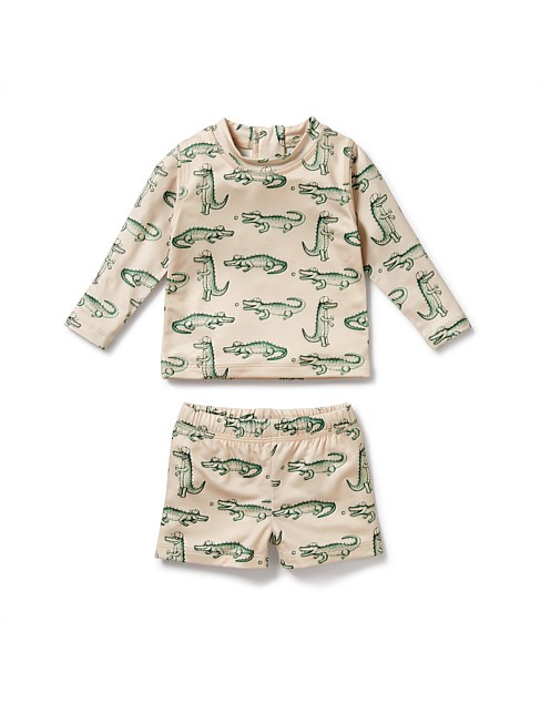 Little Croc Rashie Swim Set