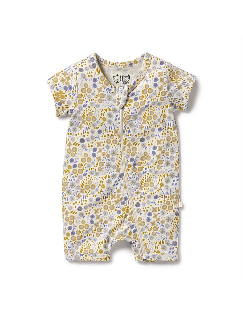 Little Meadow Organic Boyleg Zipsuit