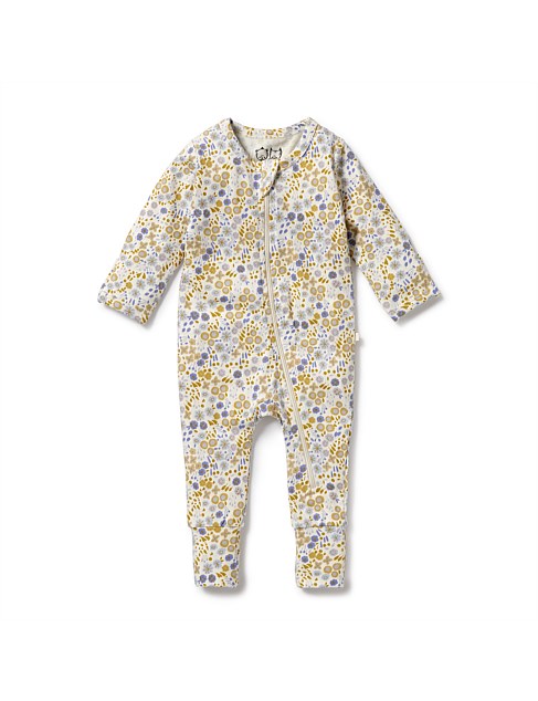 Little Meadow Organic Zipsuit with Feet