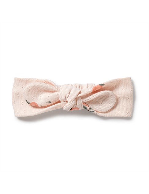 Peaches Organic Pointelle Headband