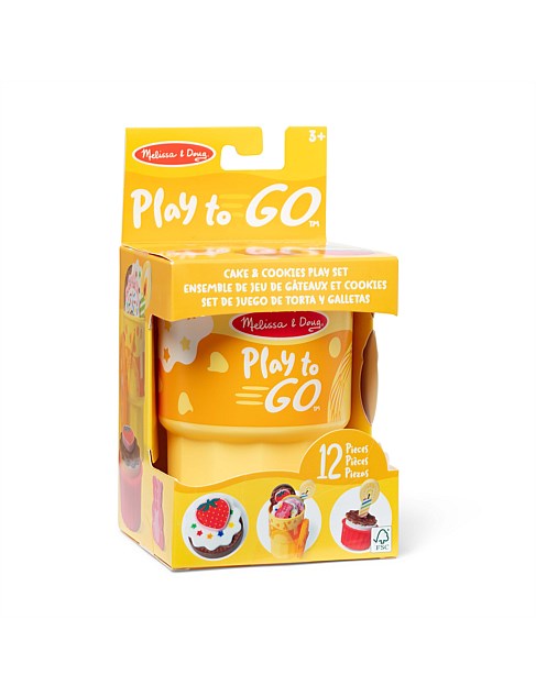 PLAY TO GO - CAKE & COOKIES PLAY SET