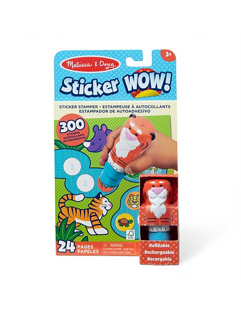 M&D - STICKER WOW! STICKER STAMPER & ACTIVITY PAD - TIGER