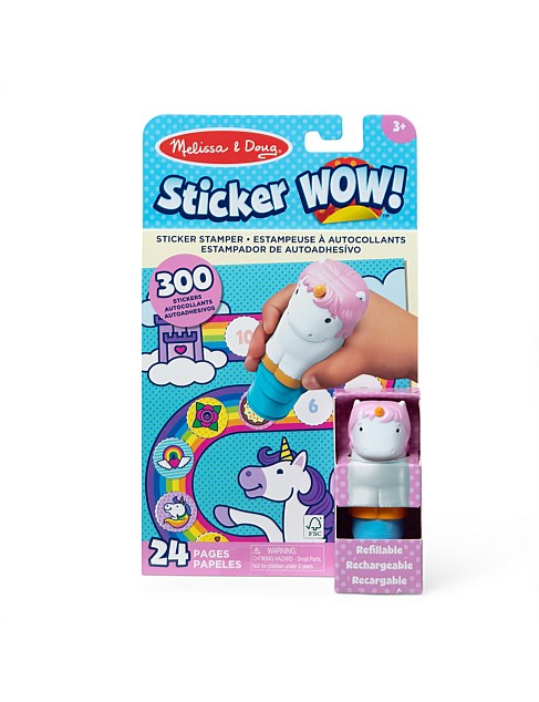 M&D - STICKER WOW! STICKER STAMPER & ACTIVITY PAD - UNICORN