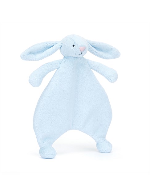 BASHFUL BLUE BUNNY COMFORTER