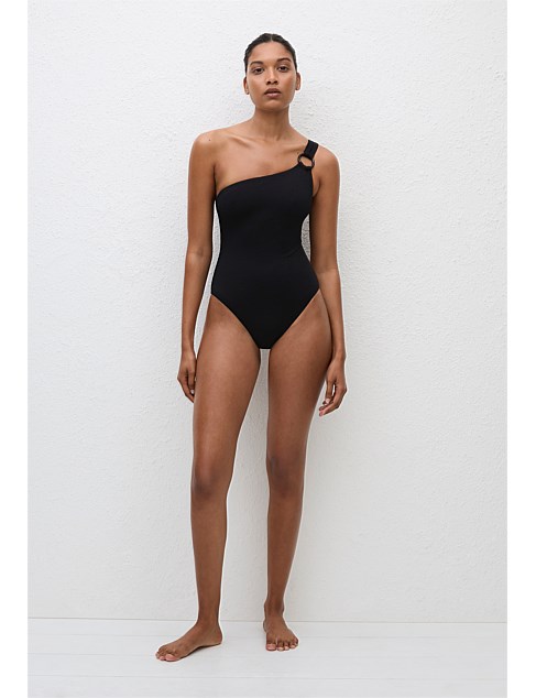 Asymmetric Ring Maillot One Piece Swimsuit