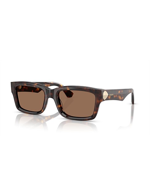 Rectangle HAVANA DARK BROWN Sunglasses