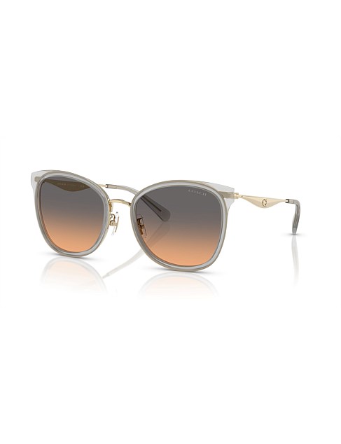 Square CW185 GREY SMOKEY PEACH GRADIENT Sunglasses