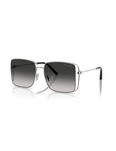 Square SILVER GREY GRADIENT Sunglasses