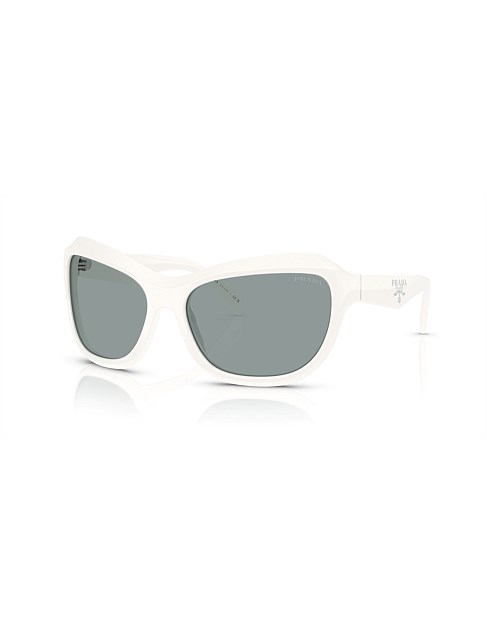 Butterfly WHITE DARK GREY Sunglasses