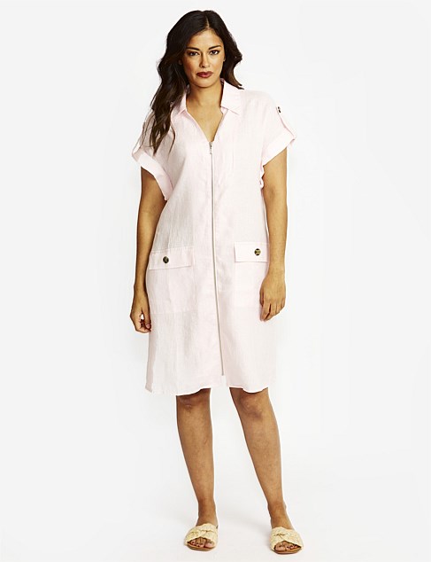 Yves Linen Safari Dress