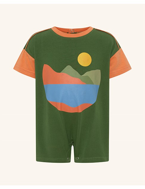 Landscape Colourblock Romper