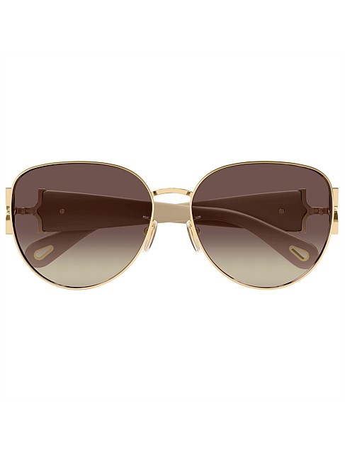 GOLD ROUND Sunglasses