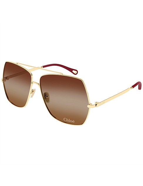 GOLD RECTANGLE Sunglasses