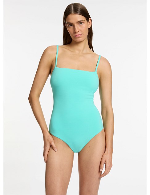 Isla Rib Minimal Tank One Piece Swimsuit